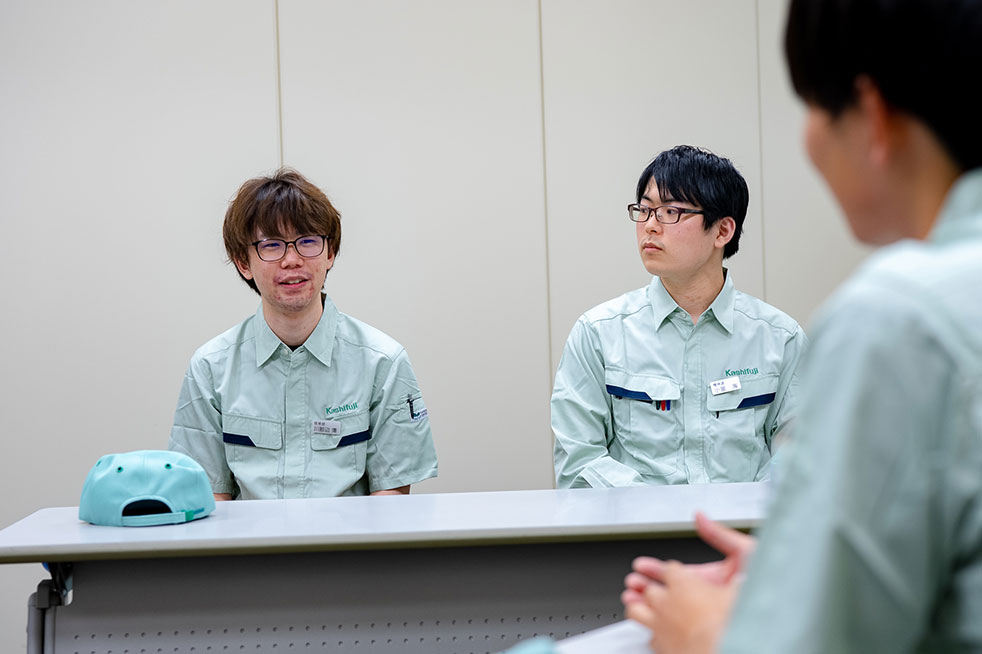 川那辺 澪さんと小室 海さん